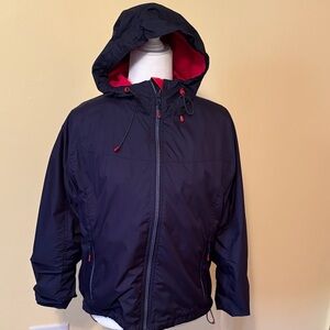 L.L. Bean wind/rain jacket blue red
